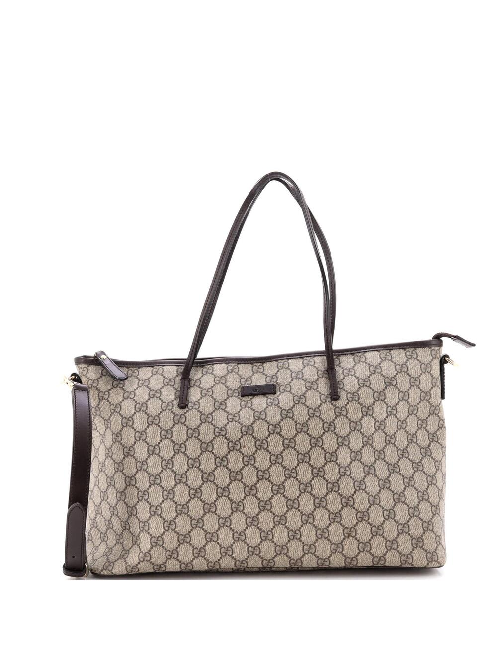 Gucci Convertible Zip Tote Gg Coated #370660G94B